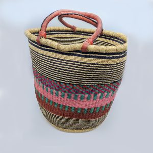 Laundry Basket Peach Brown